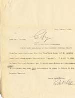 Image of Case 9697 2. Copy letter from E. de M. Rudolf  8 March 1910
 page 1