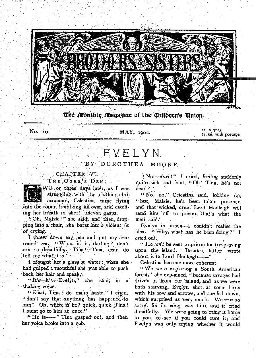 Brothers and Sisters May 1902 - page 1