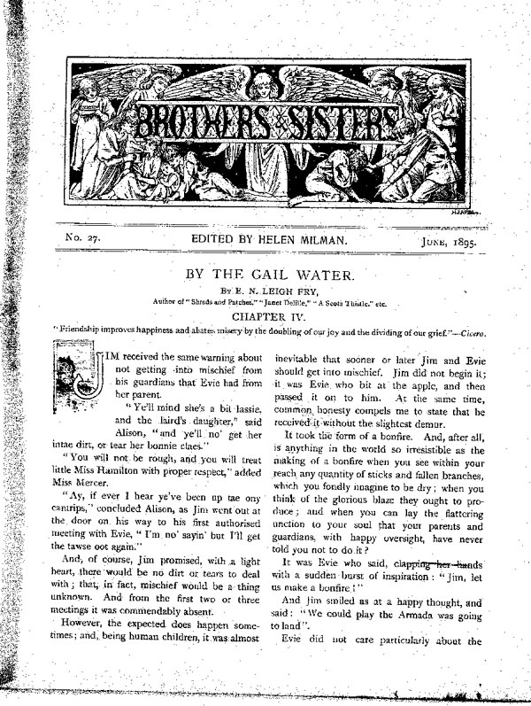 Brothers and Sisters June 1895 - page 1