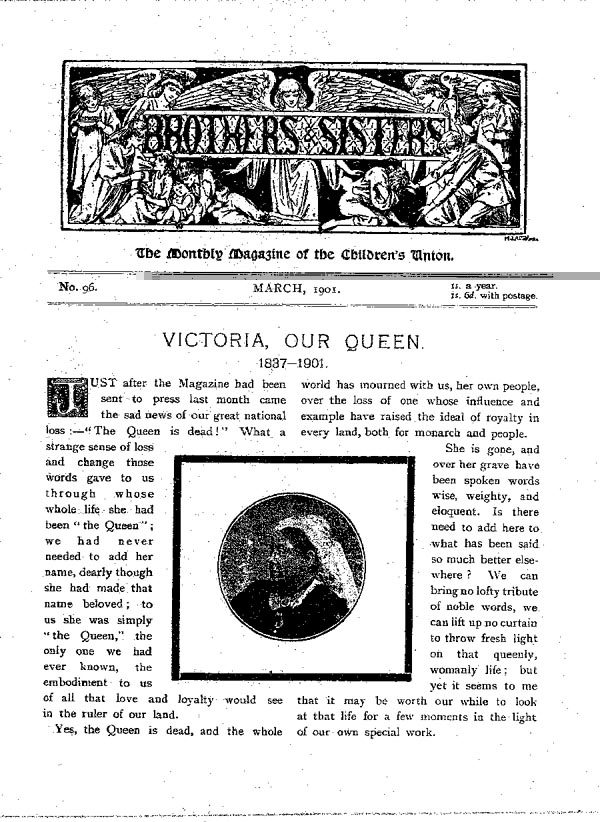 Brothers and Sisters March 1901 - page 1