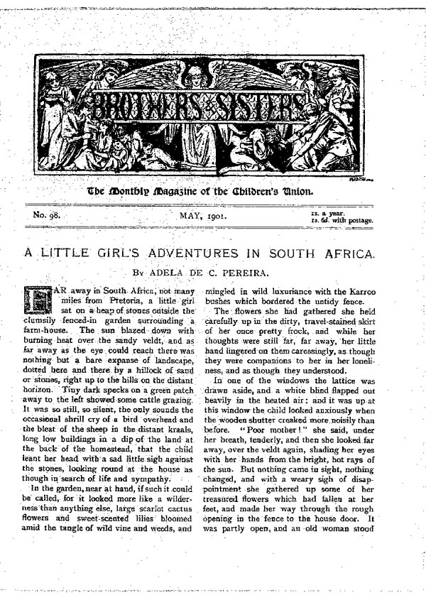 Brothers and Sisters May 1901 - page 1