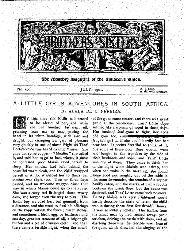 Brothers and Sisters July 1901 - page 1