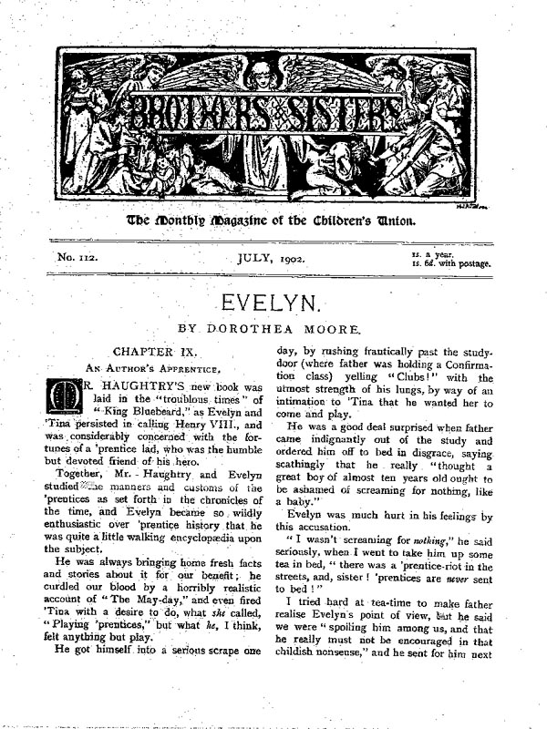 Brothers and Sisters July 1902 - page 1