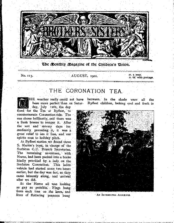 Brothers and Sisters August 1902 - page 1