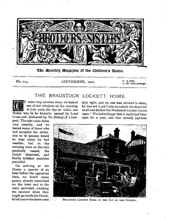 Brothers and Sisters September 1902 - page 1