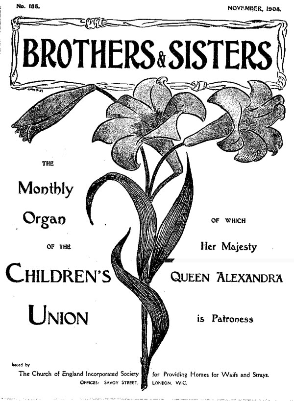 Brothers and Sisters November 1908 - page 1