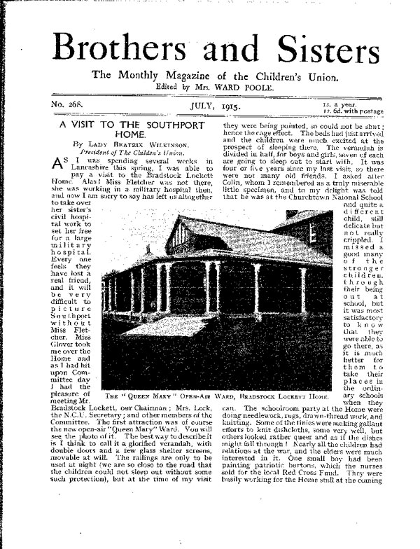 Brothers and Sisters July 1915 - page 1