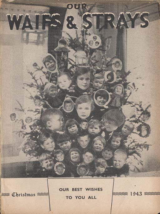 An innovative Christmas cover from 'Our Waifs and Strays.'