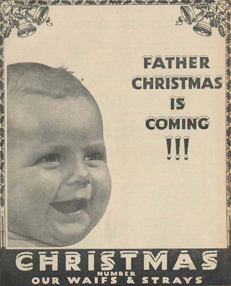 It is always exciting at Christmastime, but many of the children the Society cared for had never experienced it in a loving home. 
