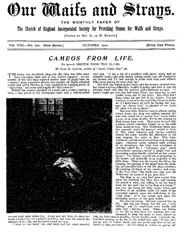 Our Waifs and Strays October 1901 - page 183