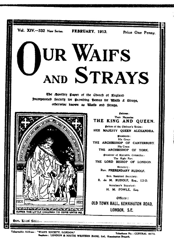 Our Waifs and Strays February 1913 - page 30