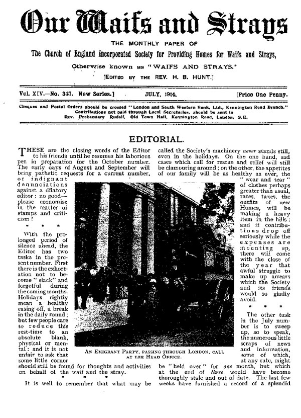 Our Waifs and Strays July 1914 - page 165
