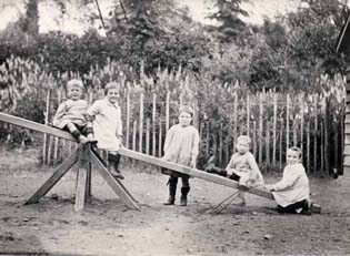 The garden of St Nicholas' Home must have been very busy at playtime, as there were more than 100 living there. 