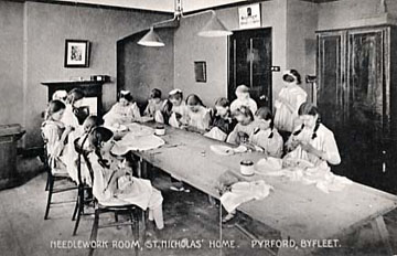 Sewing room 1900