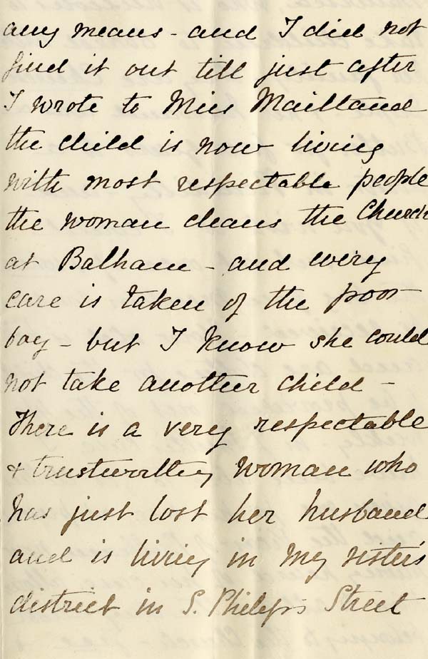 Large size image of Case 2 5. Letter from Miss S.  2 February 1883
 page 3