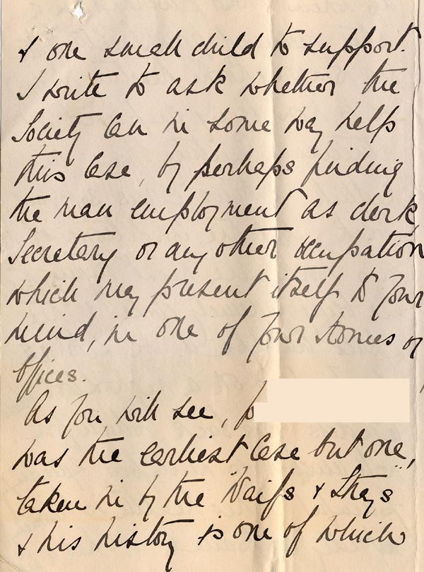 Large size image of Case 2 17. Letter from Mrs Hull  14 March 1907
 page 3