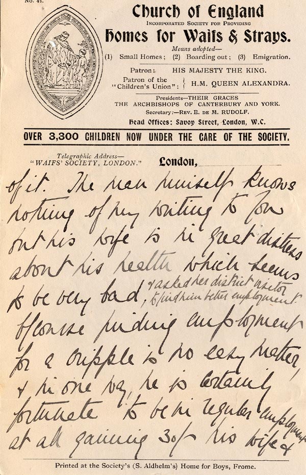 Large size image of Case 2 17. Letter from Mrs Hull  14 March 1907
 page 5