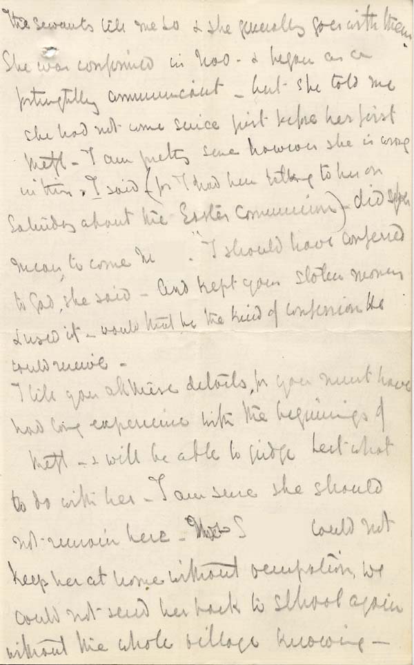 Large size image of Case 10 4. Letter from Miss Clark 12 April 1882
 page 5