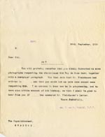 Image of Case 512 12. Letter to Supt W.F. Harold, Standon Home 26 September 1910
 page 1