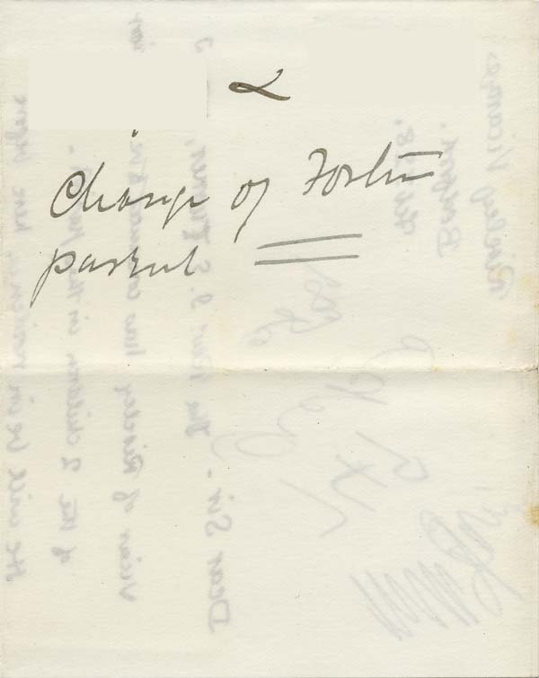 Large size image of Case 749 6. Letter from Henry Graham reporting that the new vicar of Riseley, Bedford is to be the supervisor of the two children under the care of the Society in the parish  28 February 1888
 page 2