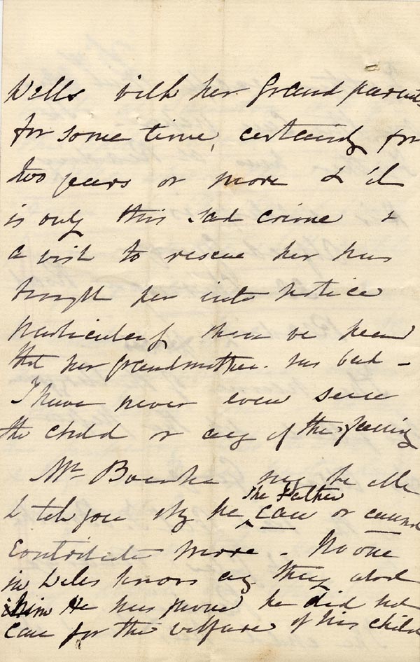 Large size image of Case 1024 5. Letter from Mrs Thompson  6 May 1887
 page 4