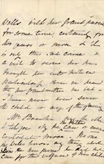 Image of Case 1024 5. Letter from Mrs Thompson  6 May 1887
 page 4