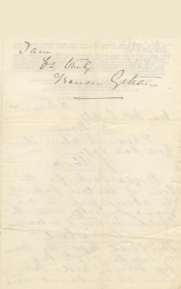 Large size image of Case 1047 11. Letter from Miss Gittens, Industrial Home, Fareham  18 May 1890   
 page 4