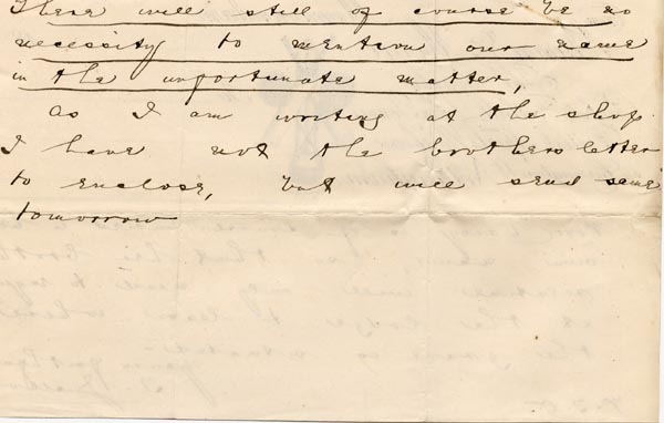 Large size image of Case 1214 22. Letter from adoptive father  4 February 1889
 page 4