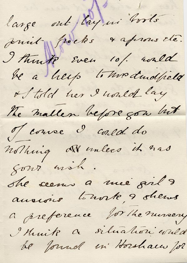 Large size image of Case 1265 9. Letter from Miss Robinson 14 June 1892
 page 3