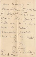 Image of Case 1294 25. Letter from Miss Lamb, Guildford Home to Mr Hunt  6 March 1900
 page 6