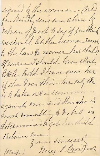 Large size image of Case 2258 6. Letter from Beccles, Suffolk 8 April 1892
 page 4