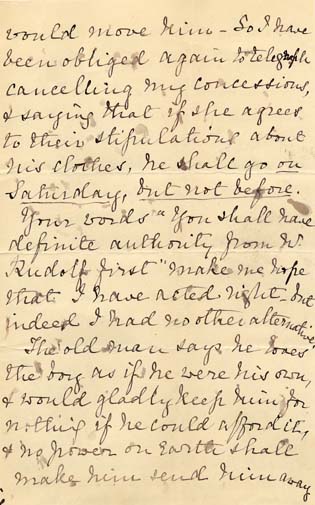 Large size image of Case 2258 7. Letter from Miss Fell  18 April 1892
 page 3