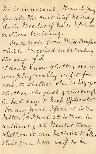 Large size image of Case 2258 10. Letter from Miss Fell 13 February 1893
 page 5