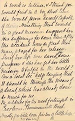 Image of Case 2434 4. Letter from Miss D. c. 26 April 1890
 page 4