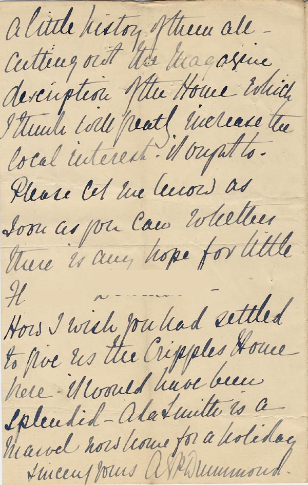 Large size image of Case 3271 2. Letter from Mr Drummond to Edward Rudolf   25 August 1892
 page 4