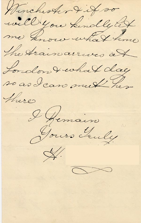 Large size image of Case 3574 9. Letter from S's father c. 9 June 1896
 page 4