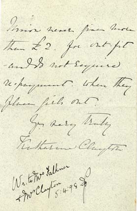 Large size image of Case 3695 7. Copies of letters to Miss Faulkner and E's employer 28 March 1898
 page 4