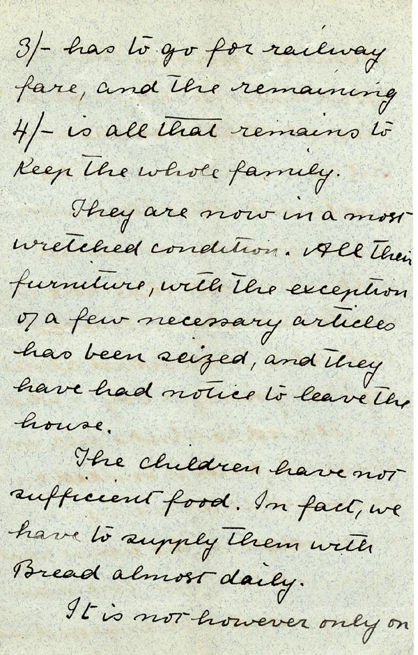 Large size image of Case 3737 2. Letter from New Southgate vicarage 25 May 1893
 page 3