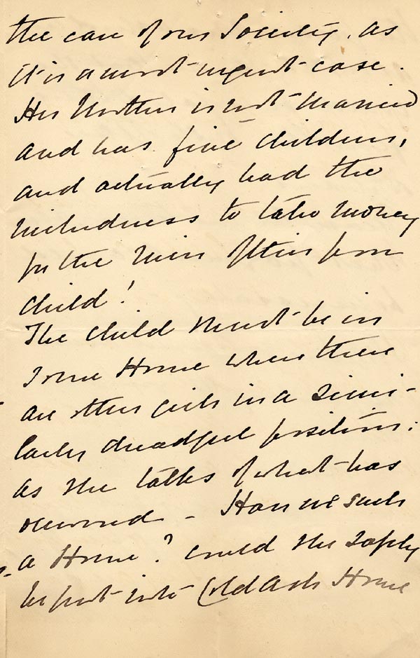 Large size image of Case 4770 2. Letter from Miss Sanders 27 March 1895
 page 3