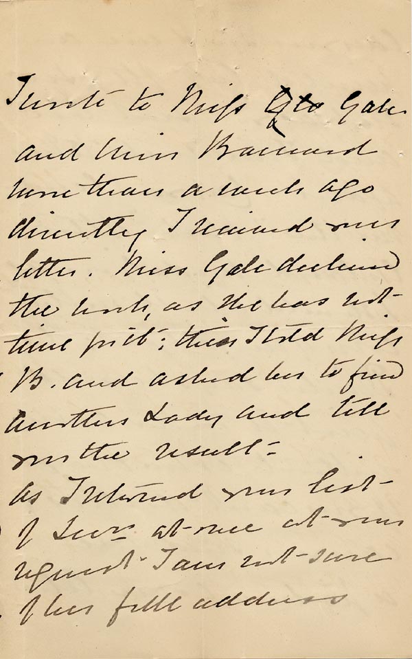 Large size image of Case 4770 3. Letter from Miss Sanders 29 March 1895
 page 3