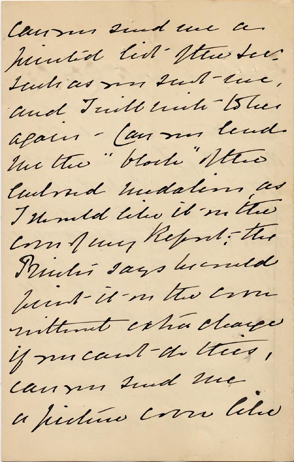 Large size image of Case 4770 3. Letter from Miss Sanders 29 March 1895
 page 4