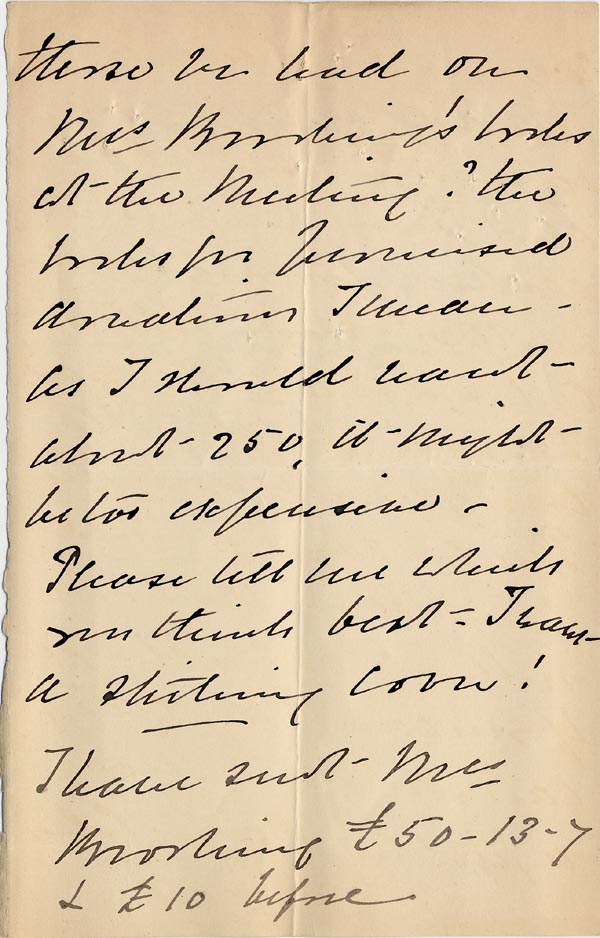 Large size image of Case 4770 3. Letter from Miss Sanders 29 March 1895
 page 5