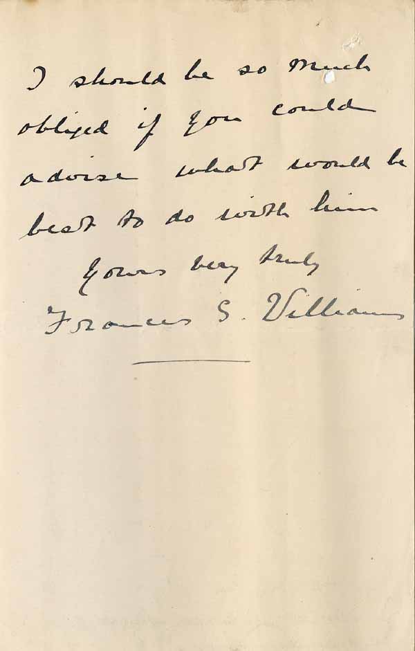 Large size image of Case 6001 14. Letter from Miss Williams about J's future  11 October 1907
 page 3