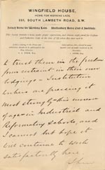 Image of Case 6537 7. Letter from Mr C.A. Stein setting out the Wingfield House authorities views on the running of the Home  23 June 1900
 page 5