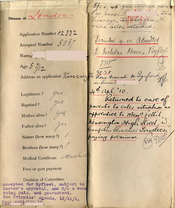 Large size image of Case 8587 1. Application to Waifs and Strays' Society  23 October 1901
 page 4