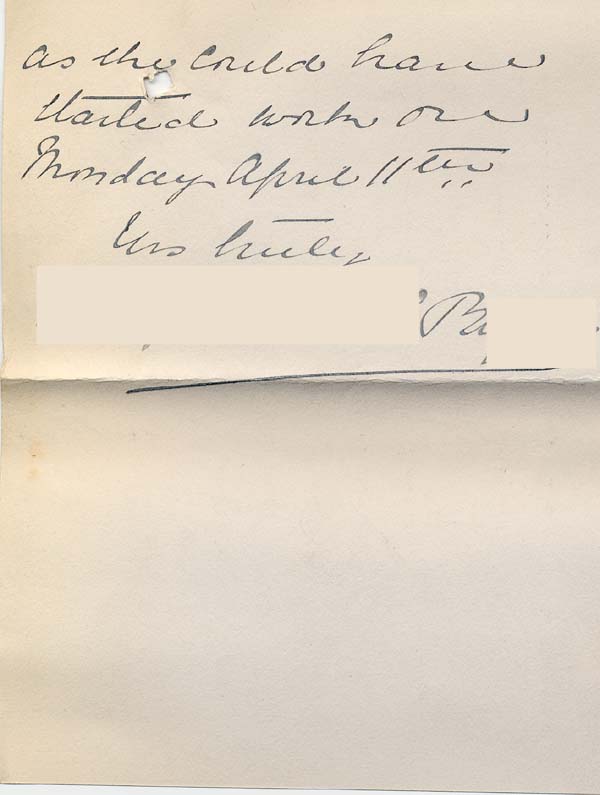 Large size image of Case 8587 30. Letter from Miss B. to Revd Edward Rudolf discussing E's case  30 March 1910
 page 4