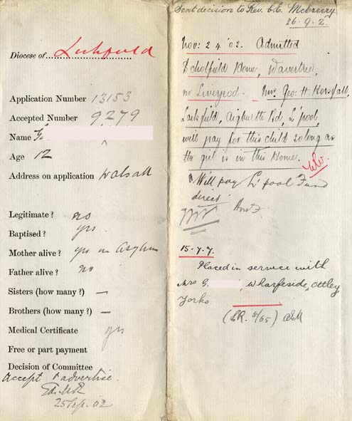 Large size image of Case 9279 1. Application to Waifs and Strays' Society  13 September 1902
 page 4