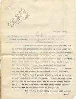 Image of Case 9498 59. Copy letter to Miss Peter concerning arrangements for paying for the leg  26 May 1911
 page 1