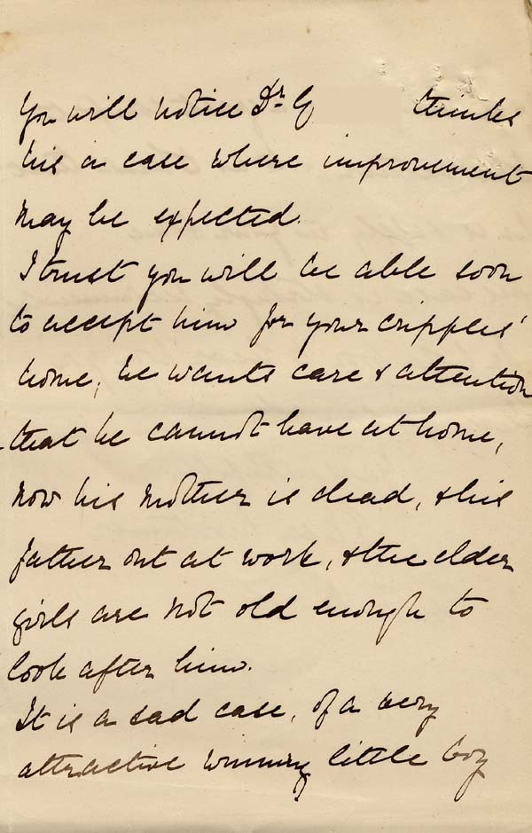 Large size image of Case 9627 10. Letter from Mary Mortimer  21 May 1903, copy made 22 May 1903
 page 3