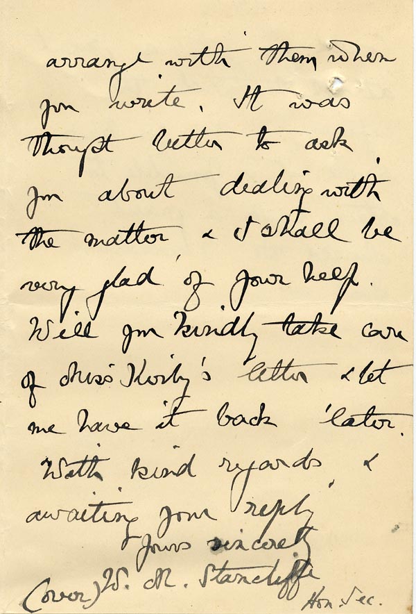 Large size image of Case 9662 4. Note of wages of L's stepfather (included with item no.3)  22 November 1909
 page 7